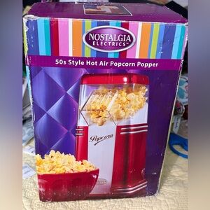 Nostalgia Red Hot Air Popcorn Popper